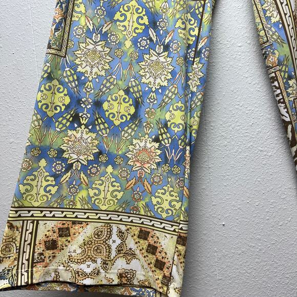 Chico's Patchwork Pull On Womens Pants Large Bohemian Free Spirited Hippie Beach - Picture 11 of 16